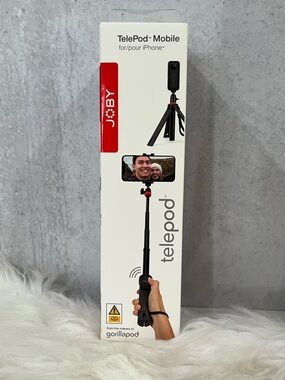 NEW Joby TelePod Mobile 4 in 1 Vlogging Selfie Tripod IPhone Wireless Bluetooth